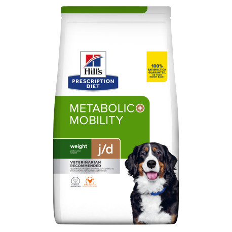 Hill's Canine Dry Adult PD Metabolic+Mobility 4kg NEW