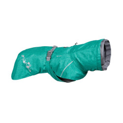 Obleček Hurtta Monsoon coat II ECO paví zeleň 45