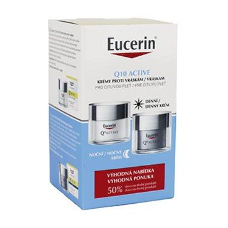 EUCERIN Q10 ACTIVE denní+noční krém 2x50ml vánoce