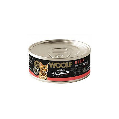 WOOLF Wildcat Ultimate konz Beef pate 85g