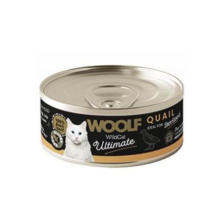 WOOLF Wildcat Ultimate konz Quail pate 85g