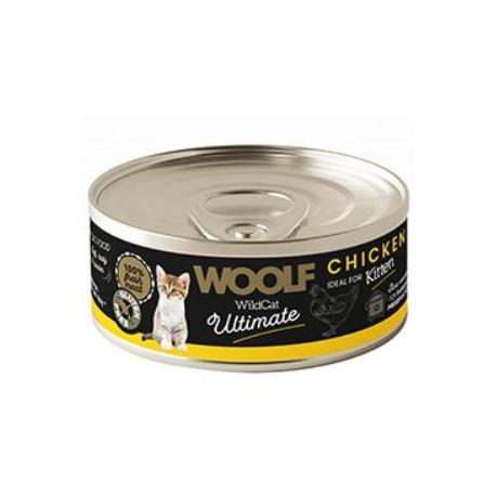 WOOLF Wildcat Ultimate konz Kitten Chicken pate 85g