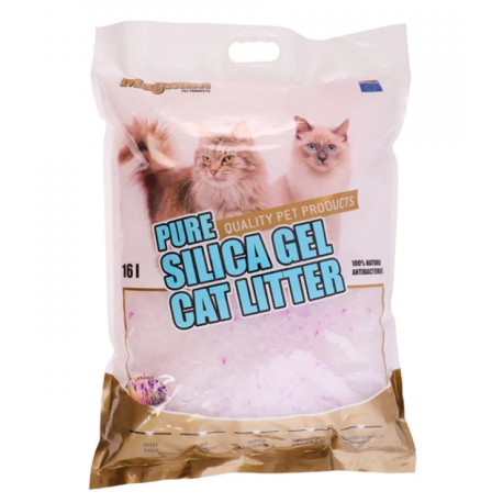 Magnum Silica Cat Gel Cat Litter Levander 16l