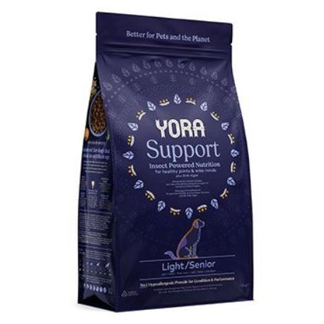 YORA Dog Senior/Light z hmyzu Support 12kg