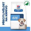 Hill's PD Dog D/D Alergen Free Skin&Food Sensitive Duck 1,5kg