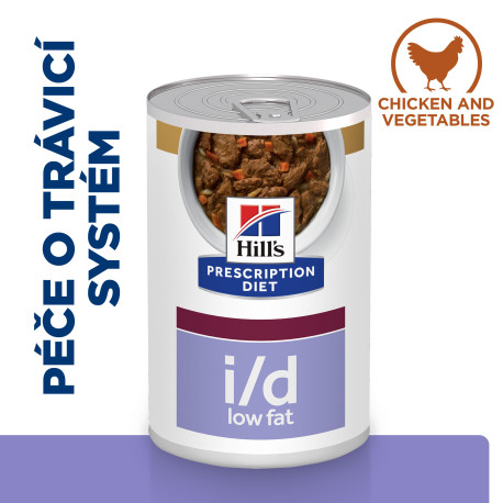 Hill's Can. PD I/D konz.LowFat Chicken stew 354gNEW