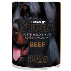 Delikan Konzerva SUPRA Dog Beef 800g