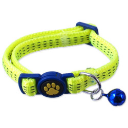 Obojek Magic Cat Nylon XS žlutá 1x19-31cm
