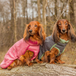 Obleček Hurtta Razzle-Dazzle Midlayer červený 60
