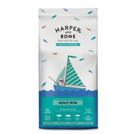 Harper and Bone Dog Adult Mini granule divy oceánu 2kg