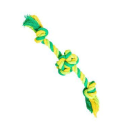 Hračka pes Míč bavlněný, 2 ramena 17cm HipHop