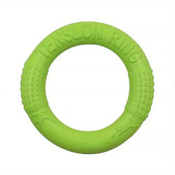 Hračka pro psa aportovací kruh plovoucí zelený 18cm