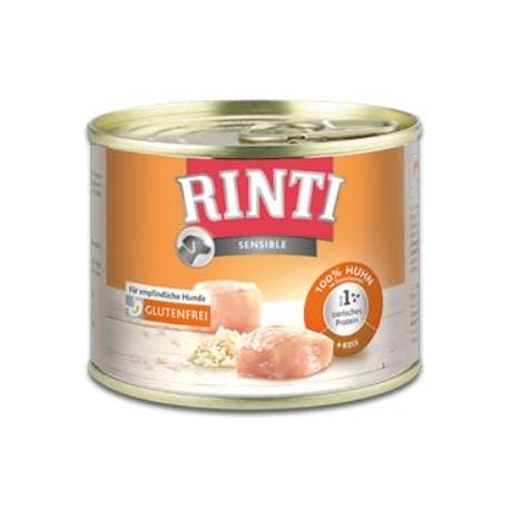Rinti Dog Sensible konzerva kuře+rýže 185g