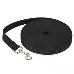 Stopovací vodítko pro psa 10m/2cm černé-