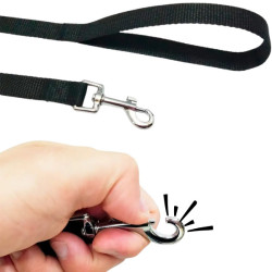 Stopovací vodítko pro psa 10m/2cm černé-