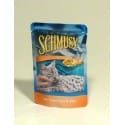 Schmusy Cat kapsa Fish tuniak + ryža 100g
