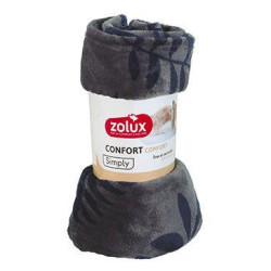 Pelech deka COCOON 100x75cm antracit se vzorem Zolux