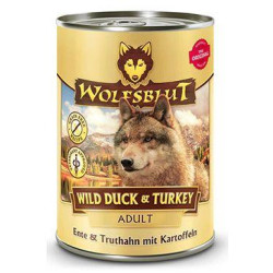 Wolfsblut Dog Adult Wild Duck&Turkey konz. 395g