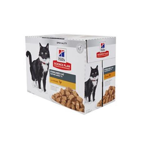 Hill's Fel. SP Adult7+ Sterilised Chicken kapsa 12x85g