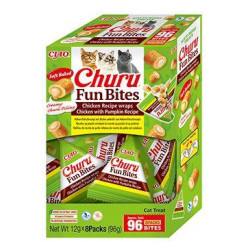 Churu Cat BOX Fun Bites Chicken wraps Chick&Pumpk8x12g