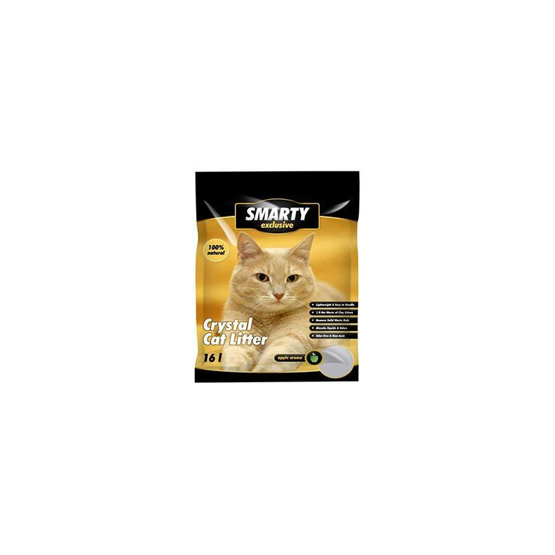 Podestýlka Smarty Exclusive silikát, jablko 16l