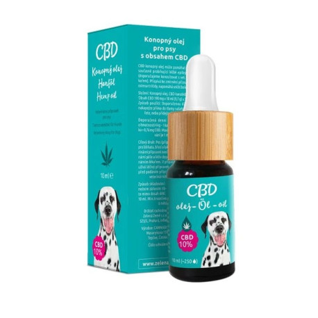 CBD Konopný olej pro zvířata 10% 10ml