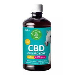 CBD olej pro koně Extra 4000mg, 500ml