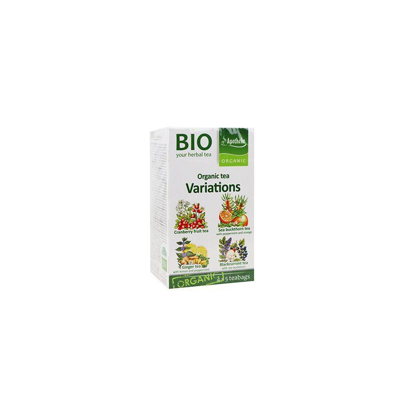 Čaj Apotheke BIO Čajové variace 20x1,5g