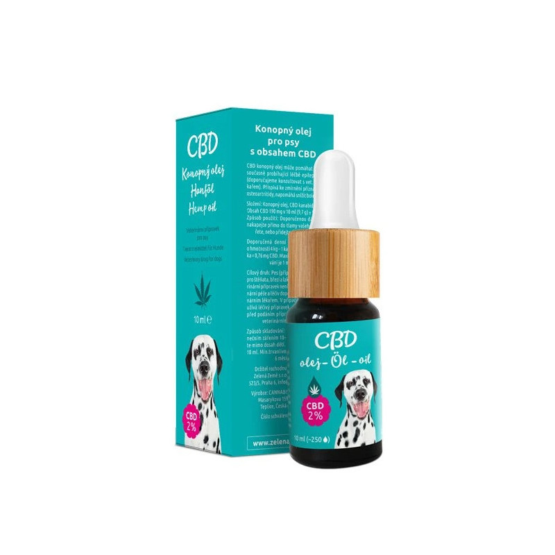 CBD Konopný olej pro zvířata 2% 10ml