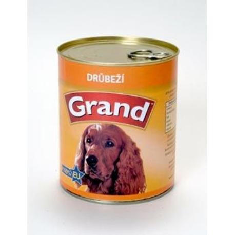 GRAND konz. pes drůbeží 850g