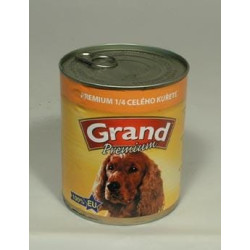 GRAND konz. pes Extra s 1/4 kurčaťa 850g
