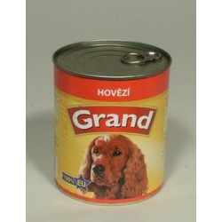 GRAND konz. pes hovädzie 850g