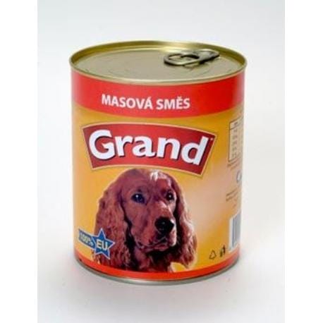 GRAND konz. pes mas.směs 850g