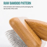 Kartáč na vyčesávání pro velké psy Eco Bamboo L