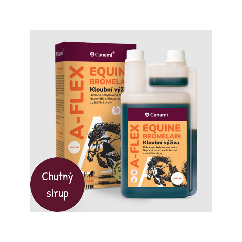 A-Flex Equine Bromelain kloubní výživa pro koně 1000ml