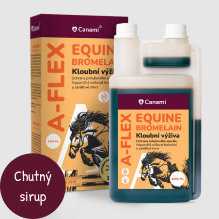 A-Flex Equine Bromelain kloubní výživa pro koně 1000ml