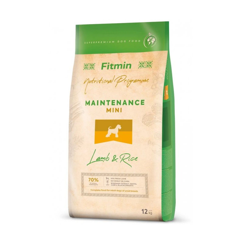 Fitmin Dog NP Mini Maintenance Lamb&Rice 12kg
