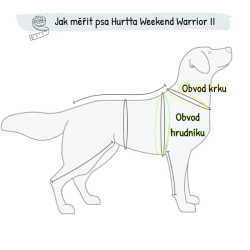 Postroj Hurtta Weekend Warrior II ECO černý 75-100