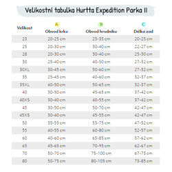 Obleček Hurtta Expedition Parka II ostružinový 30