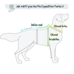 Obleček Hurtta Expedition Parka II ostružinový 35