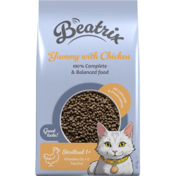 Krmivo Beatrix Sterilized s kuřecím 10kg