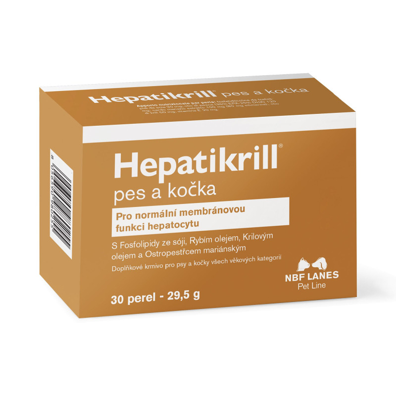Hepatikrill Pes a kočka 30 kps