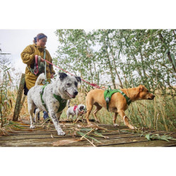 Postroj Hurtta Weekend Warrior II ECO  rubínový 65-80
