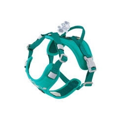 Postroj Hurtta Weekend Warrior II ECO paví zeleň 40-50