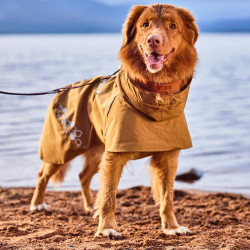 Obleček Hurtta Monsoon coat II ECO pískový 45XS