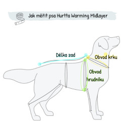 Obleček Hurtta Warming Midlayer ECO ostružinový 30