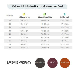 Obleček Hurtta Mudventure Coat ECO skořicový 45