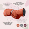 Obleček Hurtta Mudventure Coat ECO skořicový 60