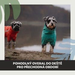 Obleček Hurtta Mudventure overal ECO pávie zeleň 25S