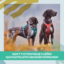 Postroj Hurtta Rover paví zeleň 75-95